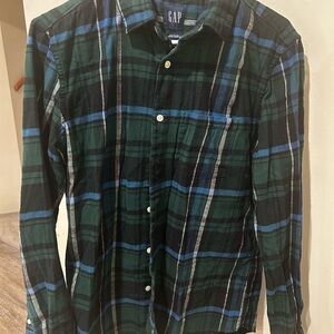 Set of 3 men’s small flannel shirts.